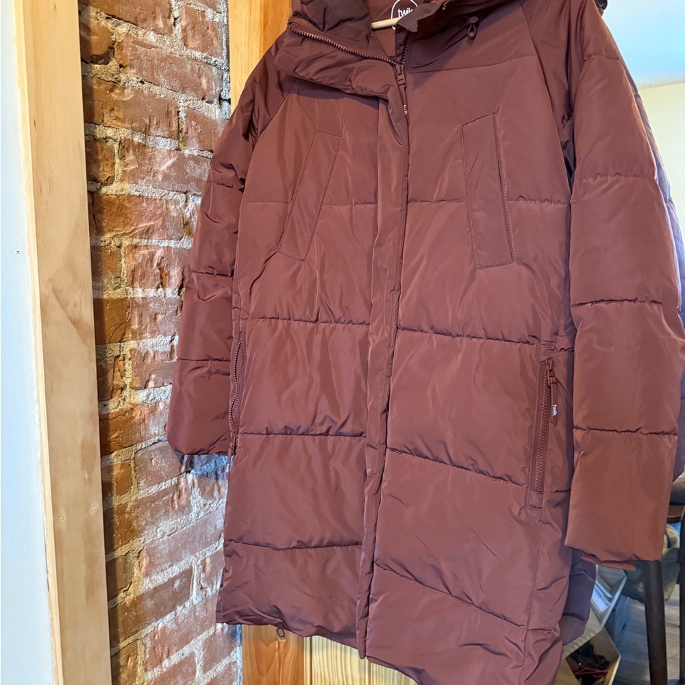 Twik Cinnamon Brown Puffer Down Alternative Parka